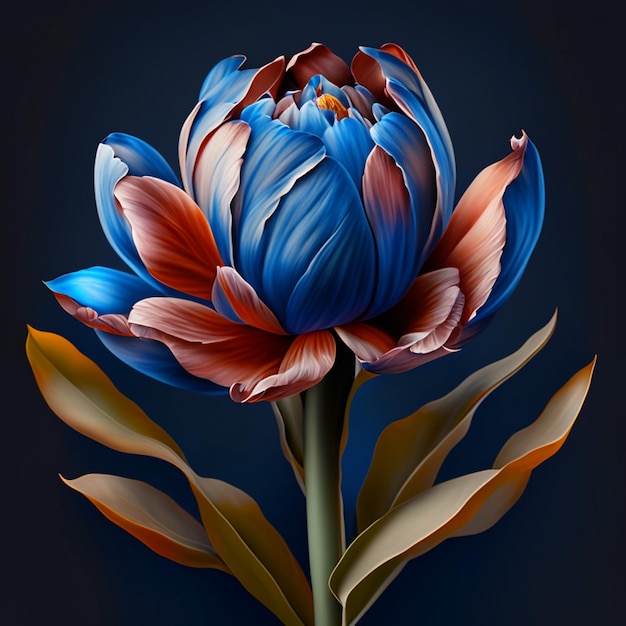 Tulip flower wallpaper or background design