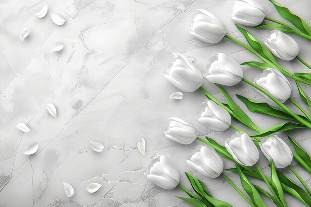 Фото tulips соглашение с copyspace для маркетинговой кампании