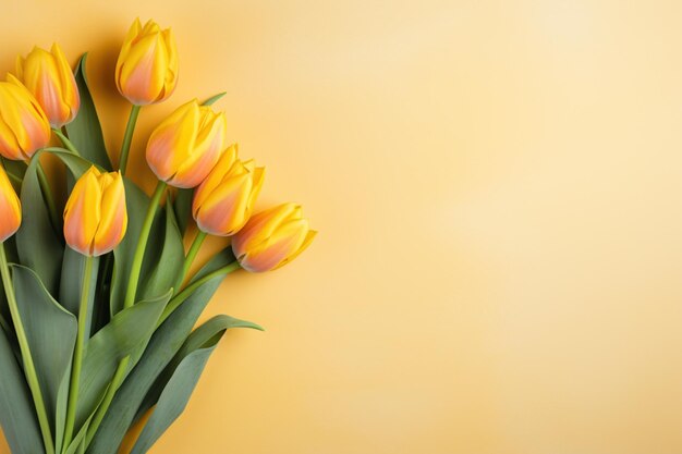 Tulips background