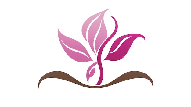 Tulpenvorm stijl achtergrondpatroon