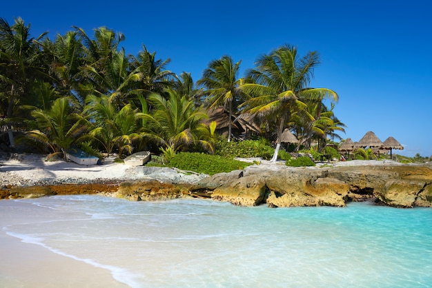 Tulum Caribbean beach in Riviera Maya