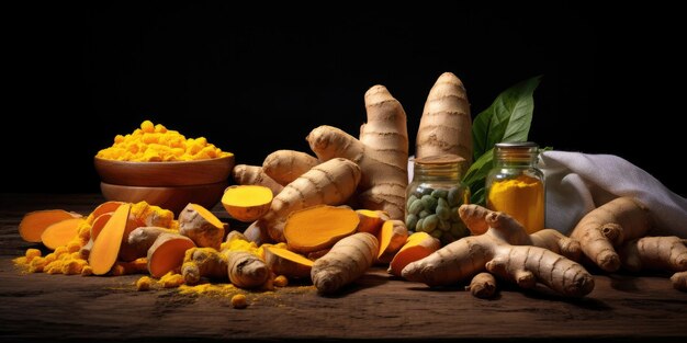 tumeric is een geweldig voedingssupplement generatieve AI