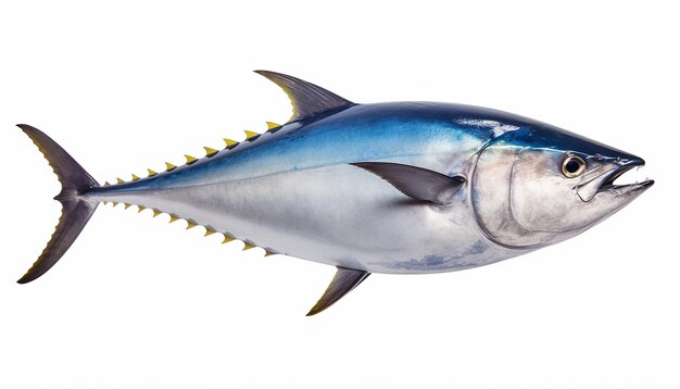 Фото Высота рыбы тунец боковой вид изолирован