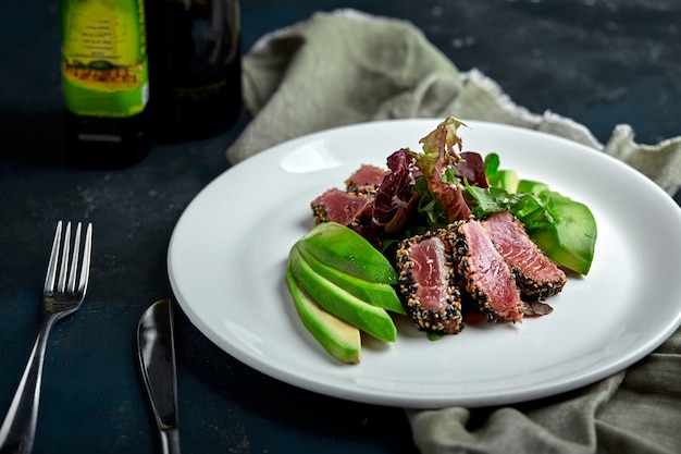 Tuna Fish Salad met avocado, Gezonde salade