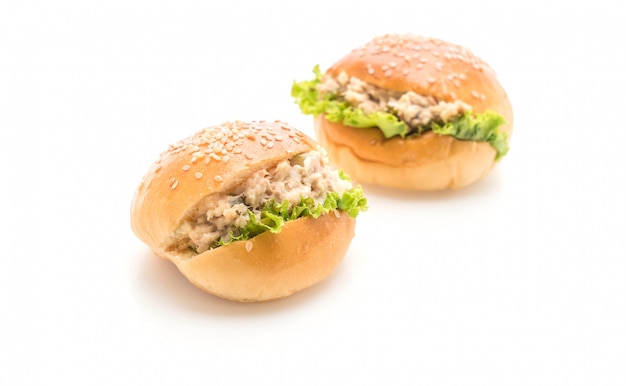 tuna mini burger