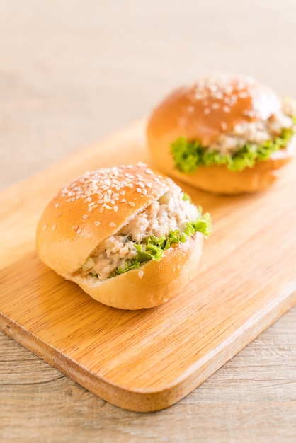 tuna mini burger