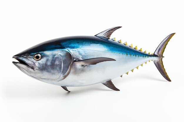 Tuna op witte achtergrond beste van Tuna vis afbeelding