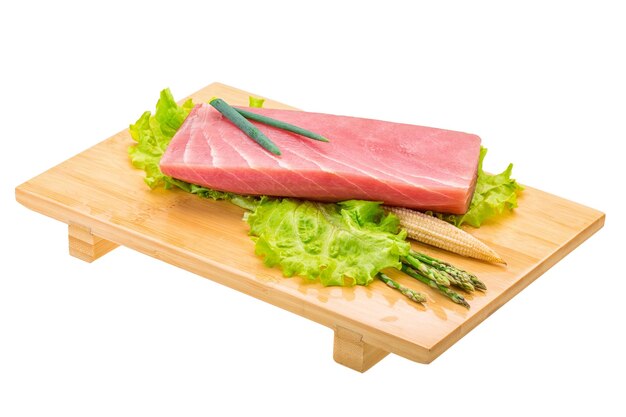 Tuna raw steak