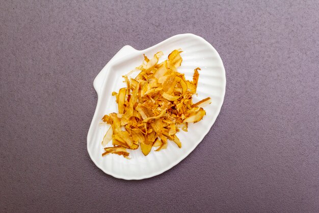 Tuna shaving katsuobushi, bonito flakes, ingredient of japanese soup dashi