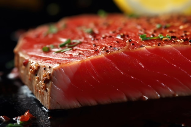 Tuna Steak CloseUp