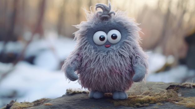 Tundra A Felt Stopmotion Monster In 4k