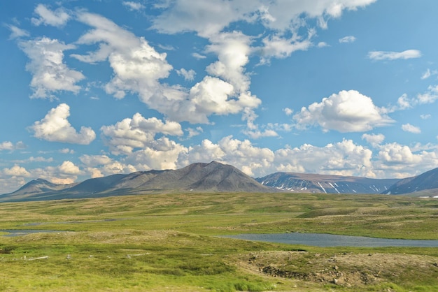 Tundra in the foothills of the Polar Urals