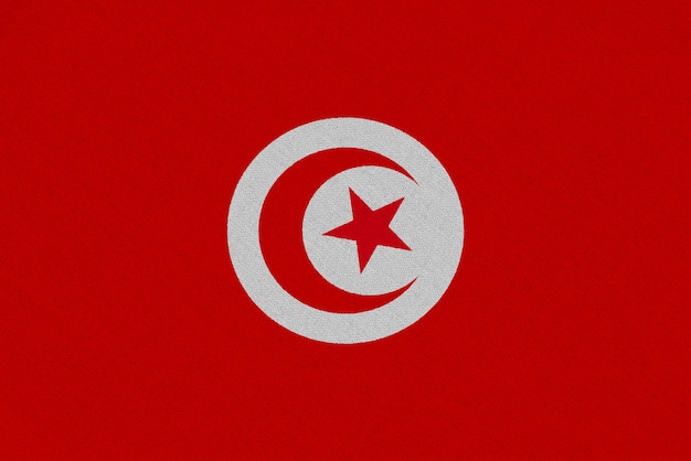 Tunesië stoffen vlag