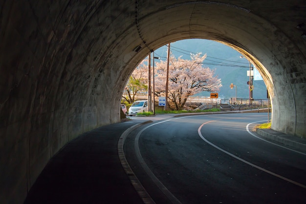 Tunnel bij Kawagujiko