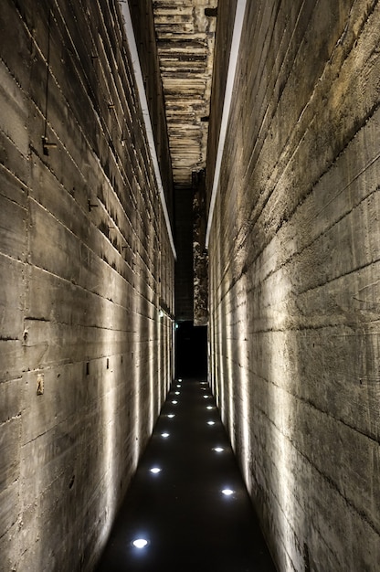 Tunnel in een bunker