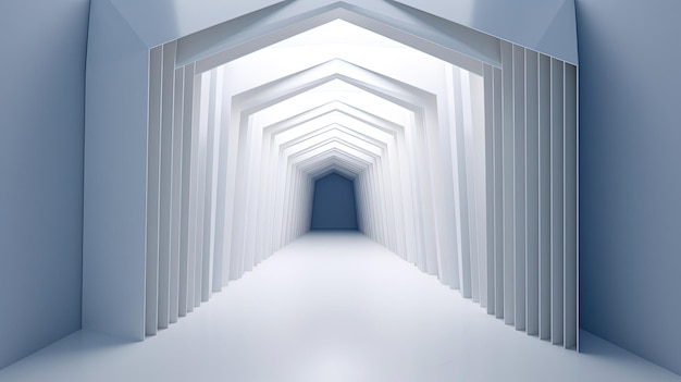 A tunnel with a light at the end