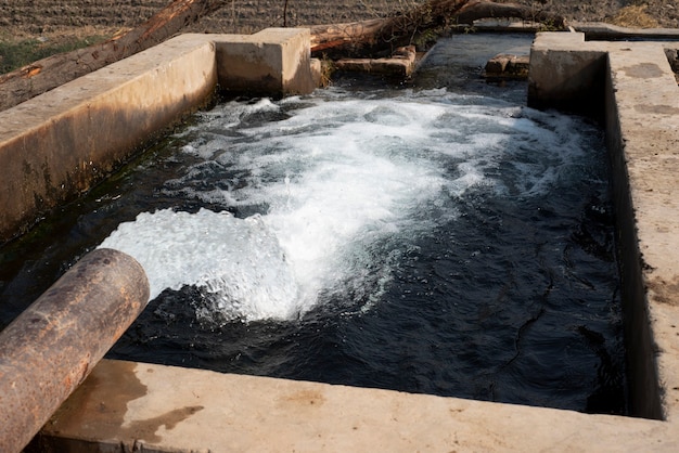 Turbine Pump, Field Irrigation system in Pakpattan District, Punjab, Pakistan