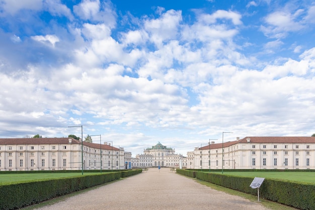 Turijn Italië Stupinigi Royal Palace Luxe oude barokke buitenkant