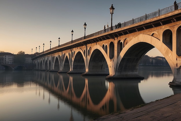 Photo turin torino detail of brigde on po river