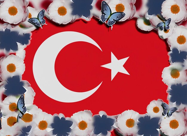 Photo turkey flag