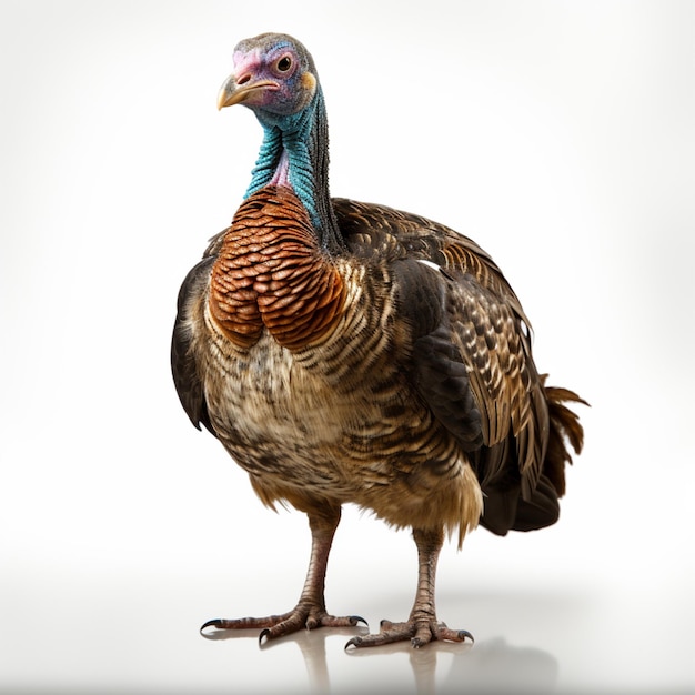 turkey isolated on the white background