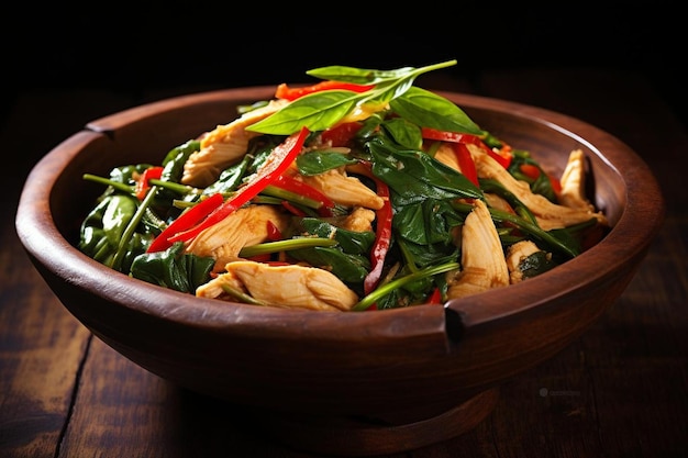 Photo turkey and vegetable stirfry with coconut aminos