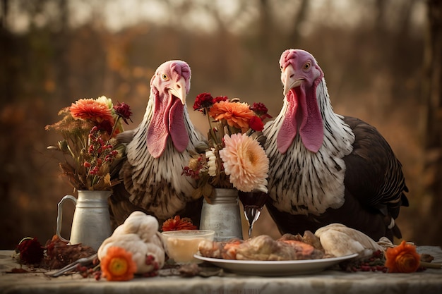 Turkije Taters en saamhorigheid Thanksgiving