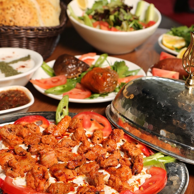 Turkish and Arabic Traditional Ramadan Kebab