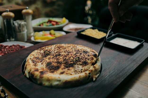 터키와 아랍 전통 라마단 케밥