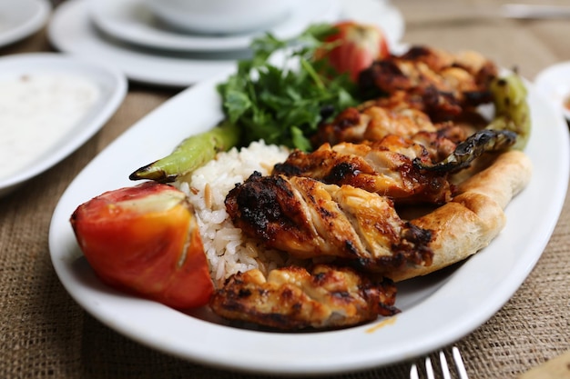 Turkish and Arabic Traditional Ramadan Kebab