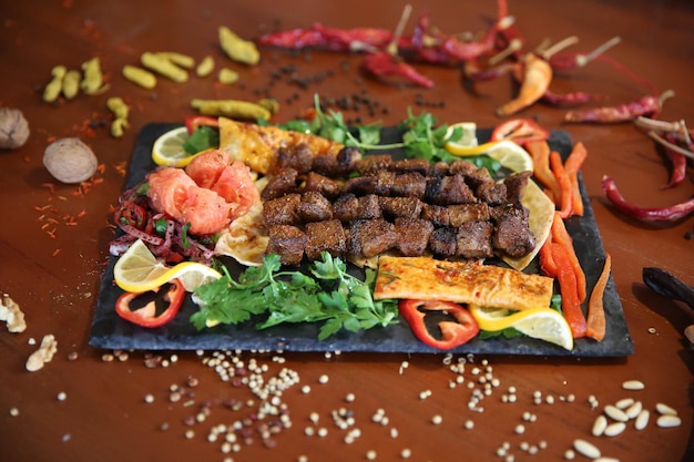 Turkish and Arabic Traditional Ramadan Kebab