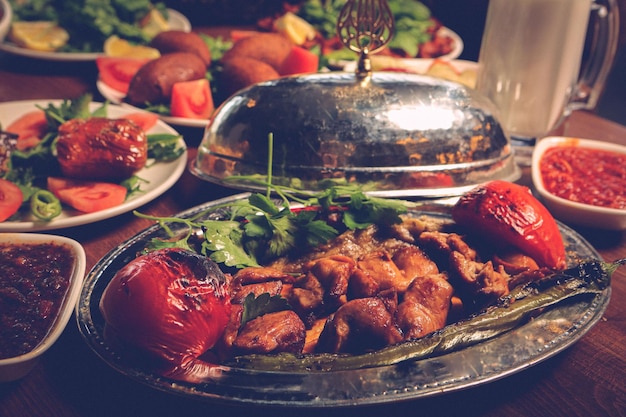 Ramadan kebab tradizionale turco e arabo