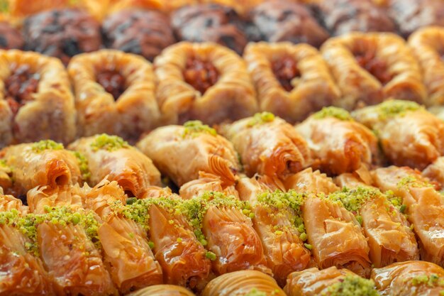 Turkish baklava dessert