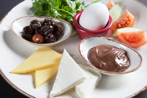 Turkish breakfast plate