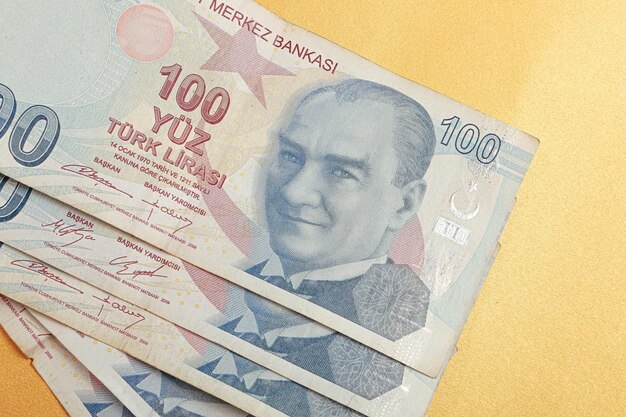 Turkish currency Turkish lira banknotes