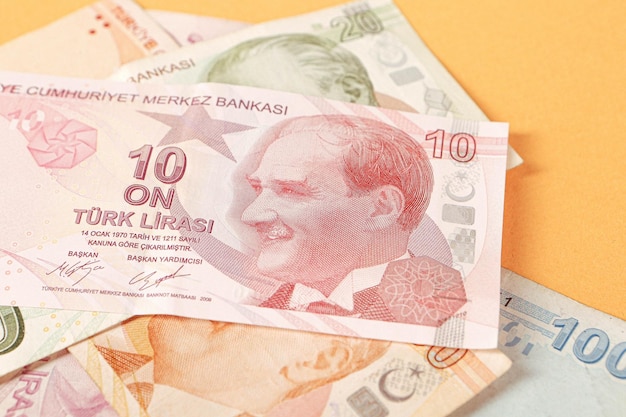 Turkish currency Turkish lira banknotes