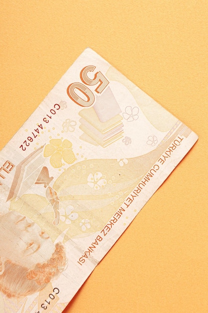 写真 トルコ通貨トルコリラ紙幣