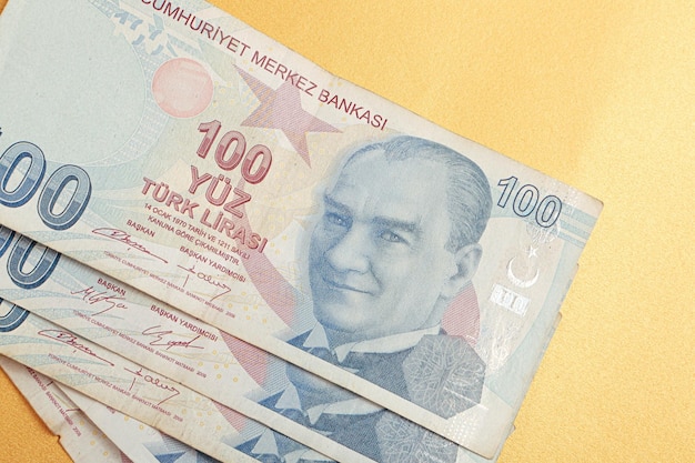 Turkish currency Turkish lira banknotes