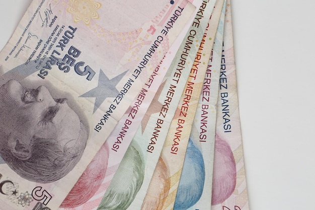 Turkish currency Turkish lira banknotes