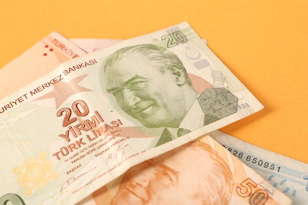 Turkish currency Turkish lira banknotes