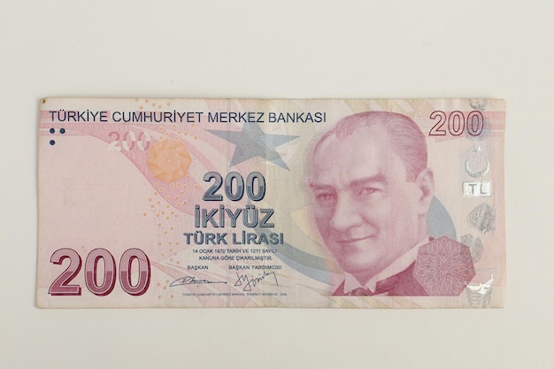 トルコ通貨トルコリラ紙幣