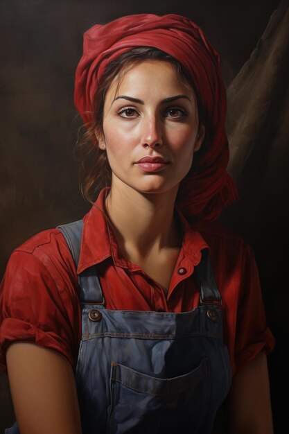 Turkish female worker