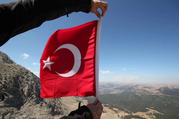 Turkish Flag at the Summit