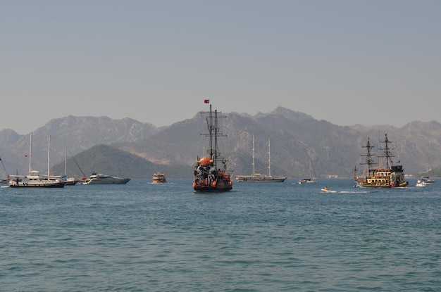 Photo the turkish landscape marmaris turkey