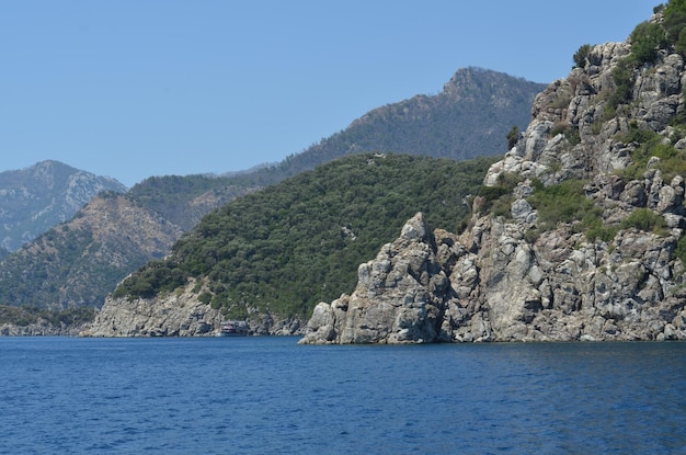 Foto il paesaggio turco marmaris turchia