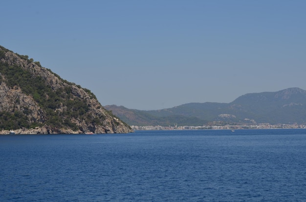 Foto il paesaggio turco marmaris turchia