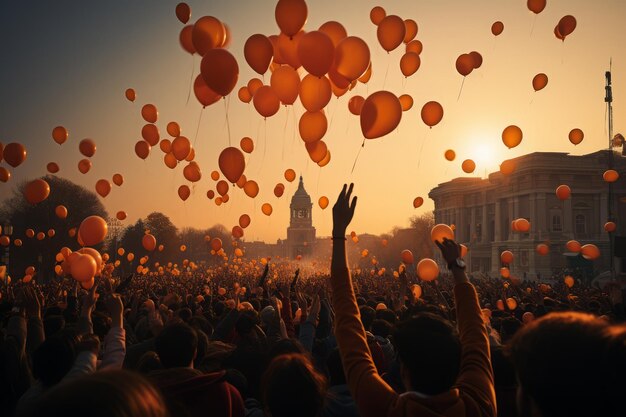 Turkish Republic Day Celebration near Istanbul