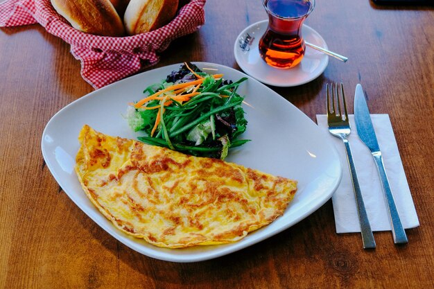 Turkish snack and Breakfast meal.