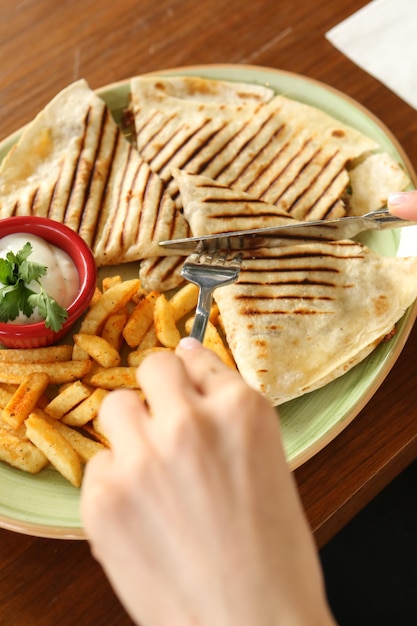 Turkish snack and Breakfast meal.