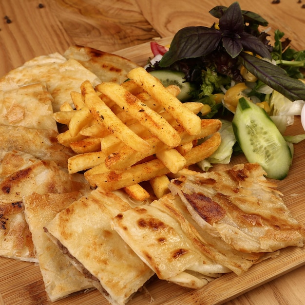 Turkish snack and Breakfast meal.